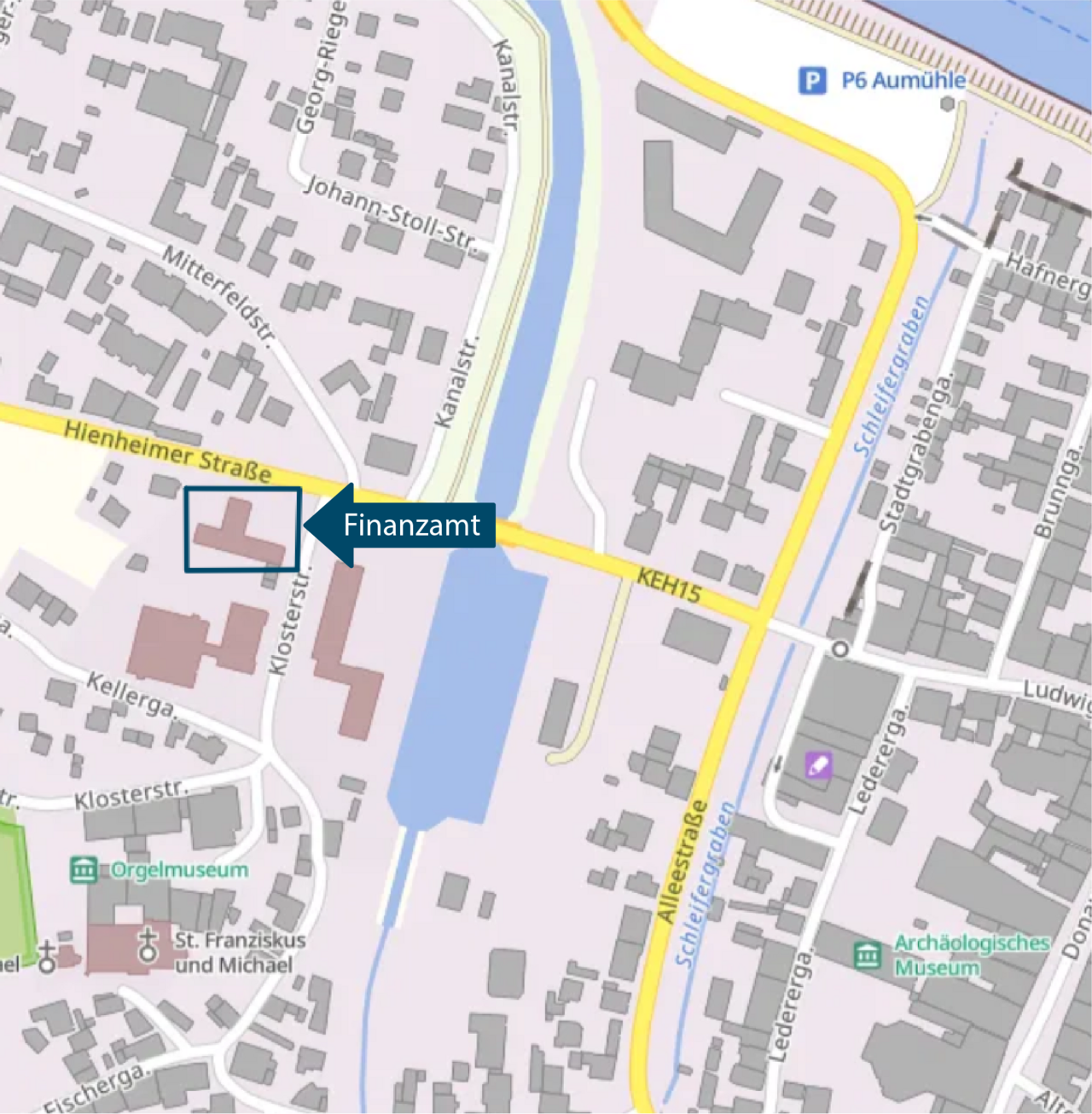 Stadtplan Kelheim, Klosterstraße